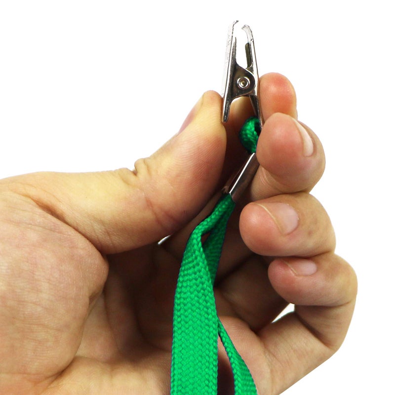 Ollain Badge Lanyards Neck Bulk Cruise Lanyards Lanyard with Clip for ID Card Name Tags Badge Holders (Green, 50 Pack) - Image 4